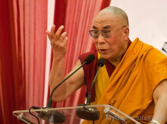 Tenzin Gyatso Addressing