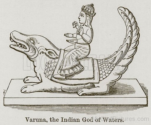 Varuna, the Indian God of Waters