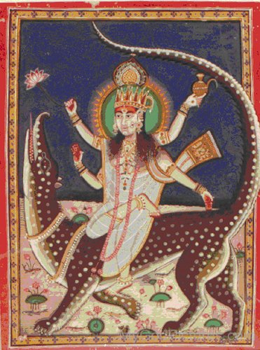 Varuna On The Crocodile