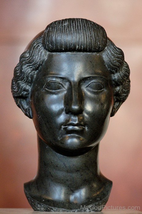 Black Statue Of Goddess Livia