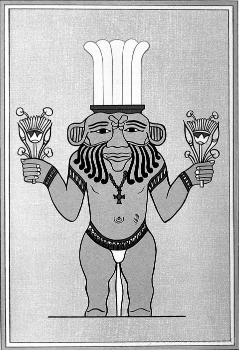 Egyptian Deity God Bes-xz11