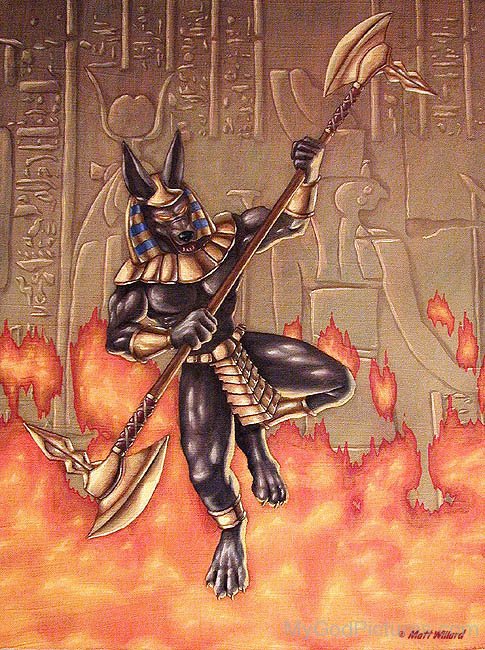 God Anubis Picture-lam712