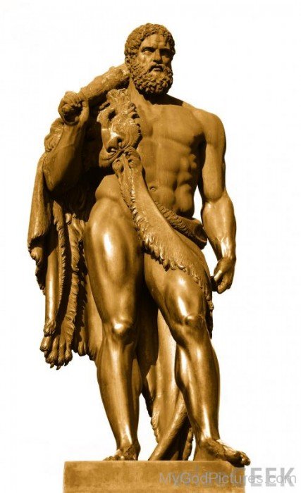 God Hercules Statue