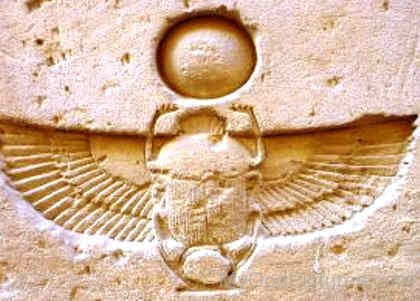 God Khepri Scarab Symbol-lk906