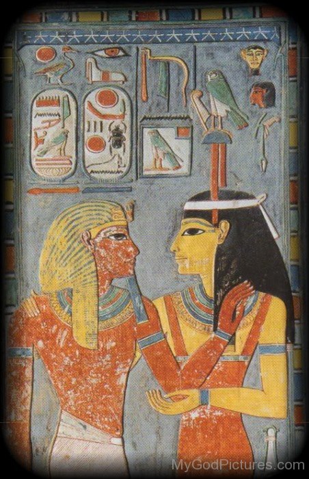 Goddess Amunet And God Amun-asd806