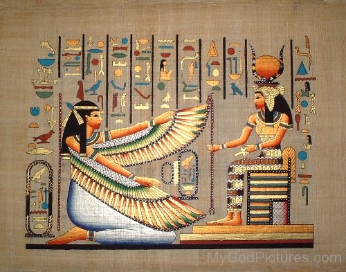 Goddess Hathor And Maat-jk205