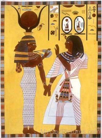 Goddess Hathor And Sobek-jk209