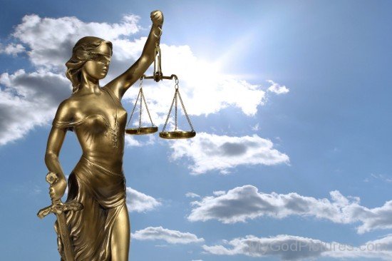 Golden Lady Justice Picture