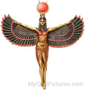 Golden Statue Of Isis-jk816