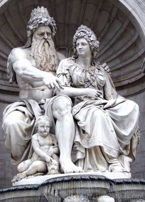 Hercules And Megara Statue