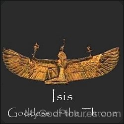 Isis Goddess Of The Throne-jk818