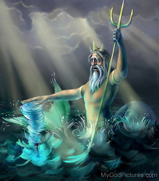Lord Poseidon Painting