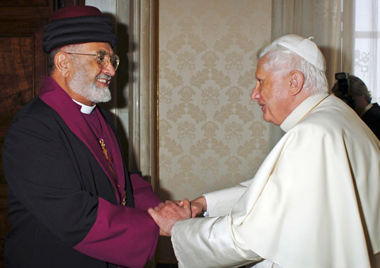 Mar Dinkha IV Meeting Pope Benedict