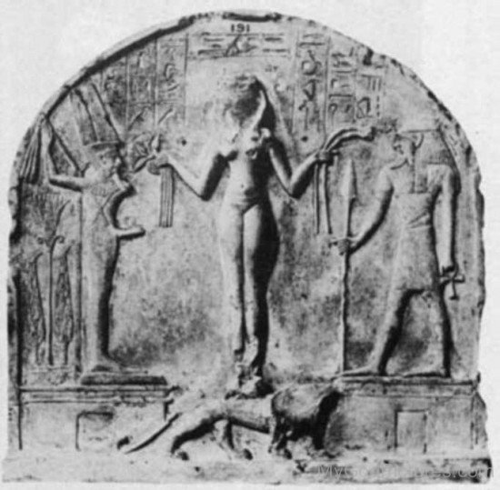 Old Sculpture Of Goddess Anat-bcv306
