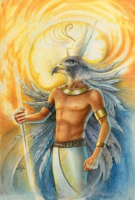 Painting Of God Horus-cb519