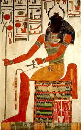 Painting Of God Khepri-lk918