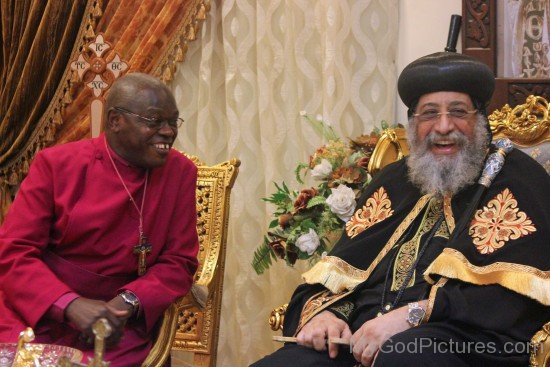 Pope Tawadros II With African Leader