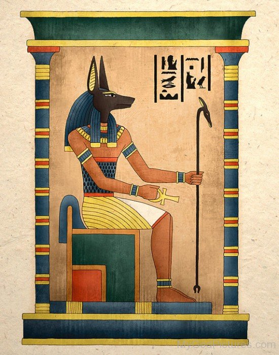 Portrait Of God Anubis-lam725