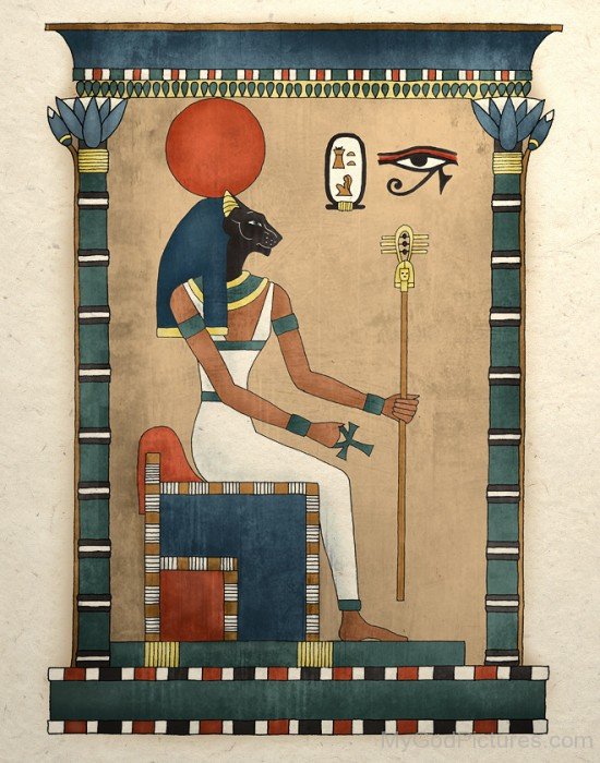 Portrait Of Goddess Bastet-nb412