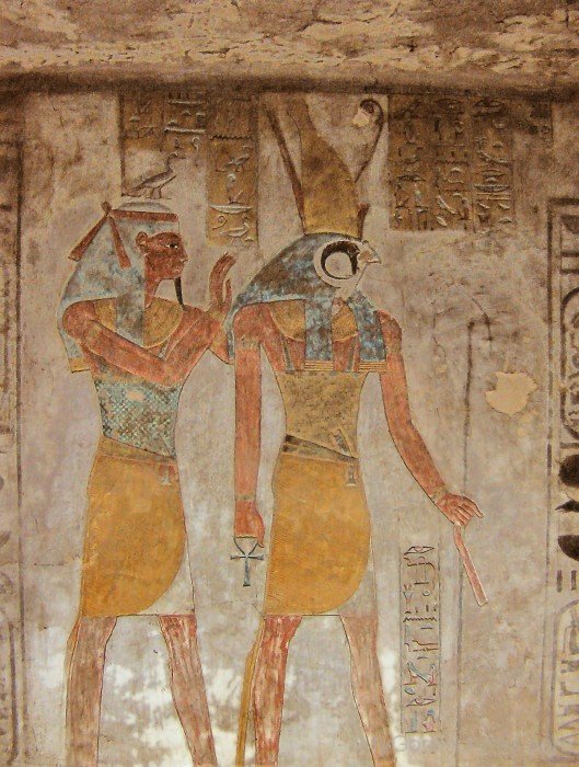 Relief Of Horus And Geb-vb513