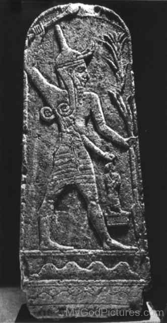 Sculpture Of God Baal-ghy215