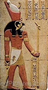Sculpture Of God Horus-cb524