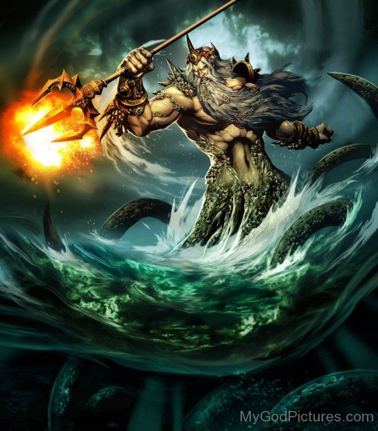 Sea God Poseidon