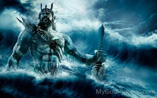 Sea God Poseidon