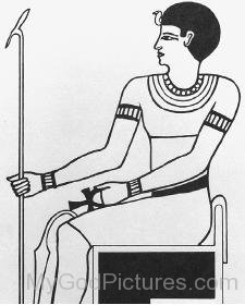 Sketch Of God Imhotep-jh210