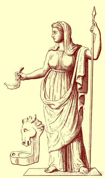 Statue Of Vesta