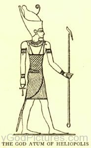 The God Atum Of Heliopolis-kj521