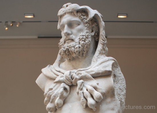 White Statue Of Hercules