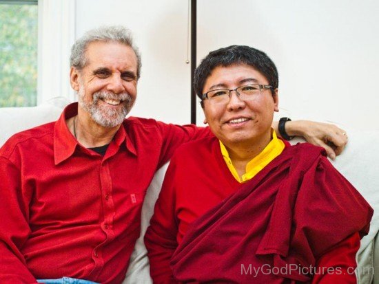 Daniel Goldman With Tsoknyi Rinpoche