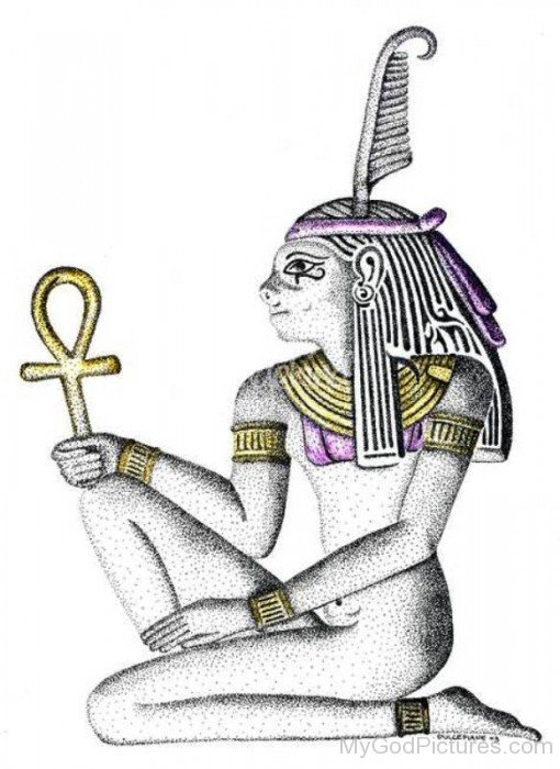 Drawing Of Goddess Maat-vbn401
