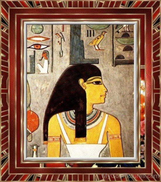 Frame Picture Of Goddess Meskhenet-lk81