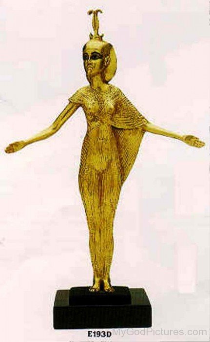 Golden Statue Of Neith-ce302