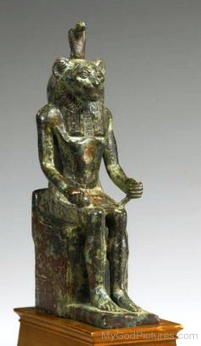 Maahes Sitting Statue-ty607