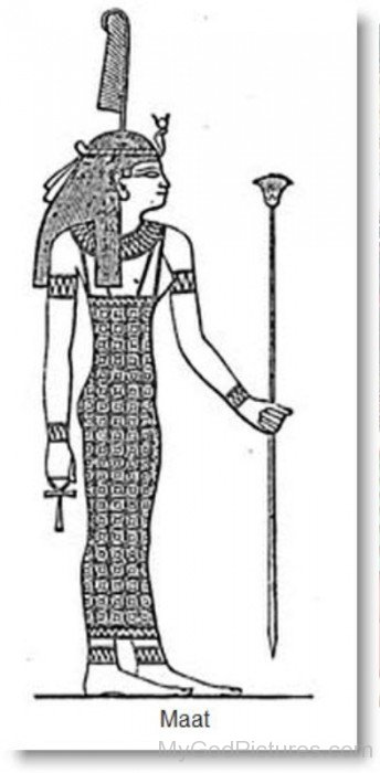 Maat Goddess Sketch-vbn421