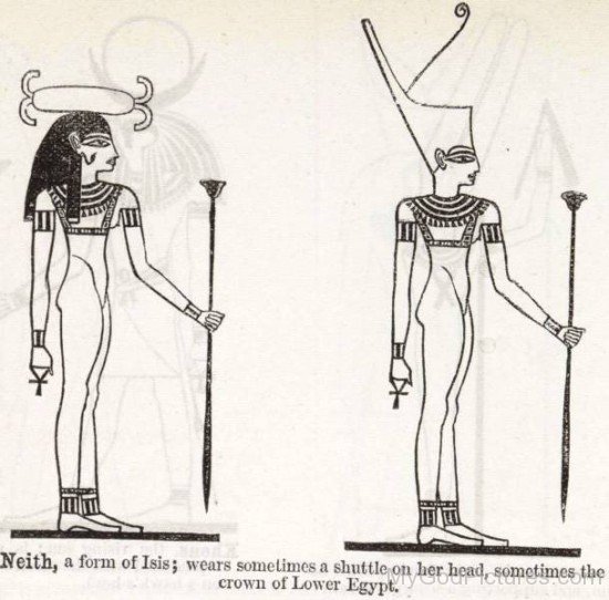 Neith Wearing A Shuttle On Her Hand-ce310