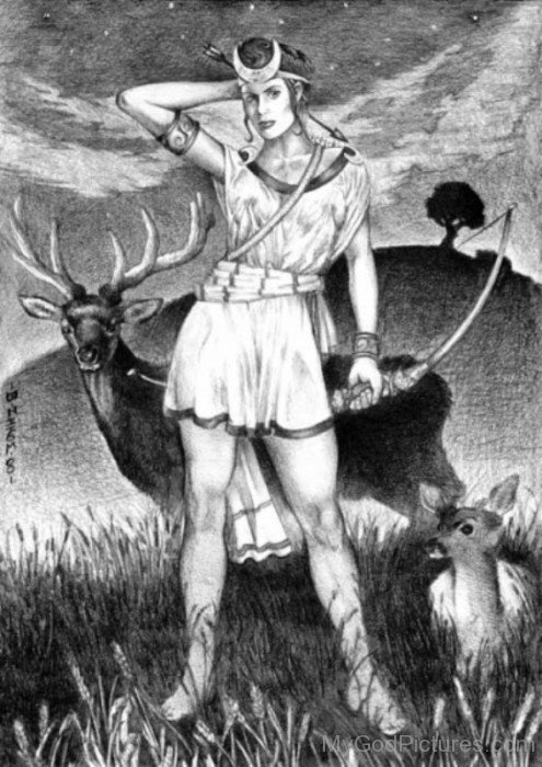 Artemis Goddess Image-ds402