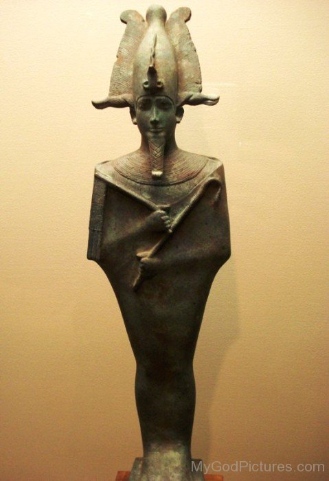 Bronze Fingurine Of God Osiris-re302