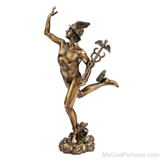 Bronze Statue Of Hermes-yb602