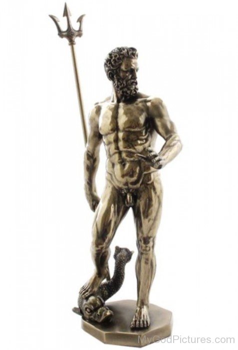 Bronze Statue Of Neptune-mu702