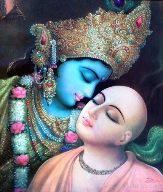 Chaitanya Mahaprabhu And Lord Krishna-fd701