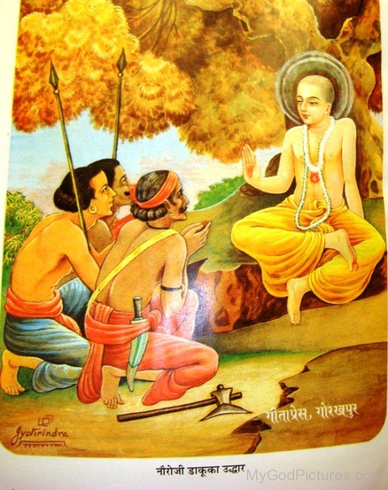 Chaitanya Mahaprabhu Blessing Their Devotees-fd702