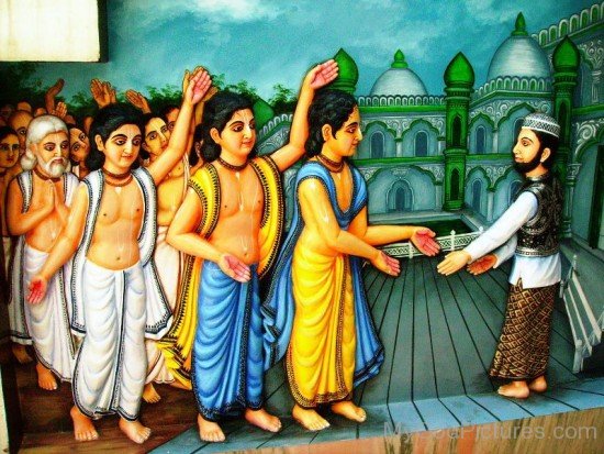 Chaitanya Mahaprabhu Meets Muslim Chand Kazi fd708