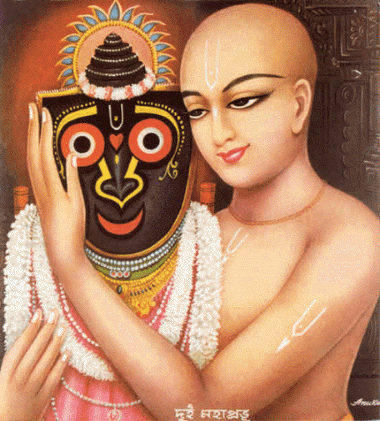 Chaitanya Mahaprabhu With Lord Jagannath-fd713