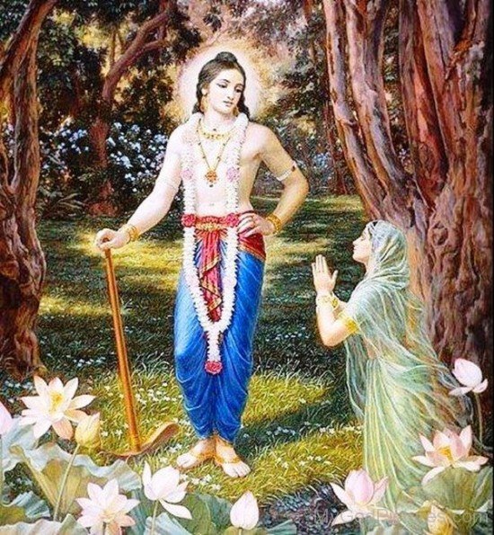 Devi Revati Greets Lord Balarama-fb509