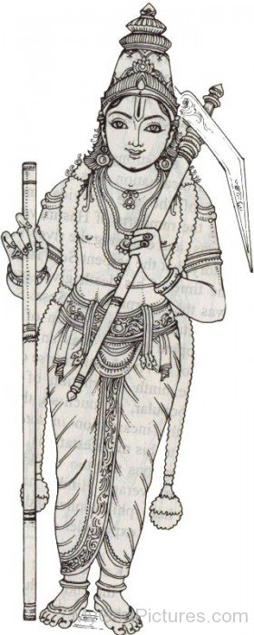 Drawing Of Balarama-fb510