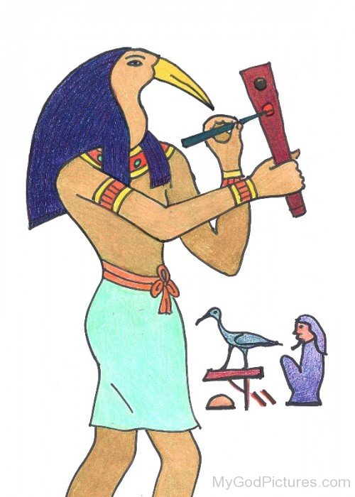Drawing Of Thoth-yb502
